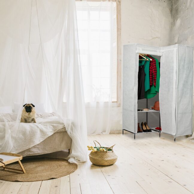 Riidekapp, Nurgaga Kangas, 169x100x83 cm