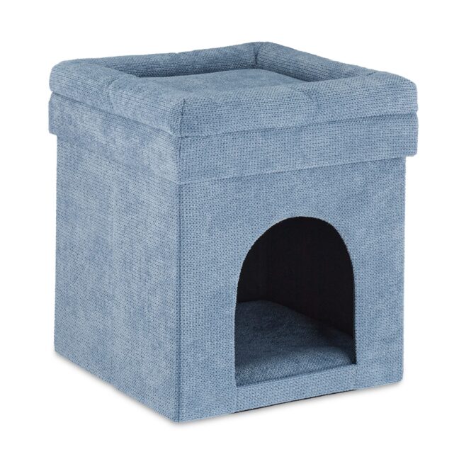 Kassikoopa taburet, 42x38x38 cm, hall
