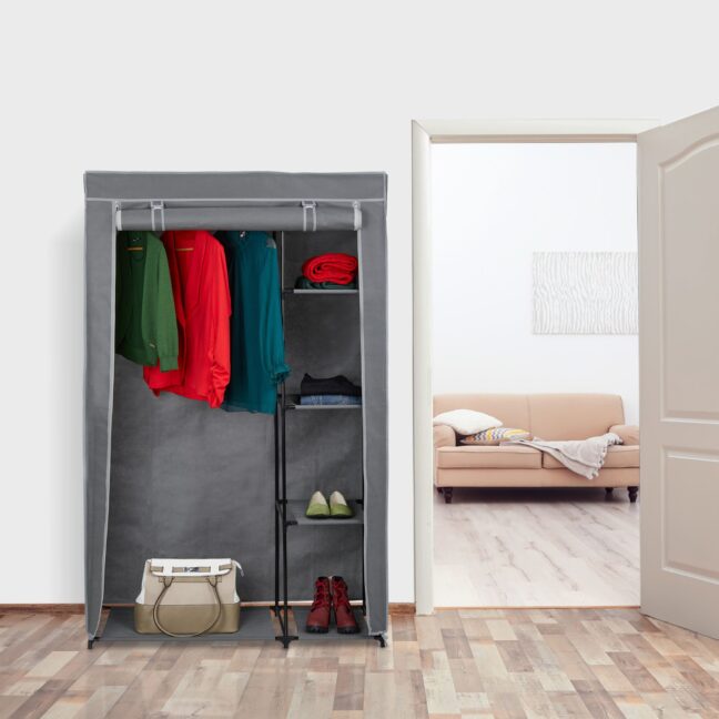 Riidekapp Kangas 161x105.5x45 cm