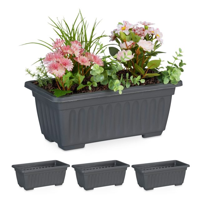 Lillekastide komplekt 4 tk 14x34x18.5 cm