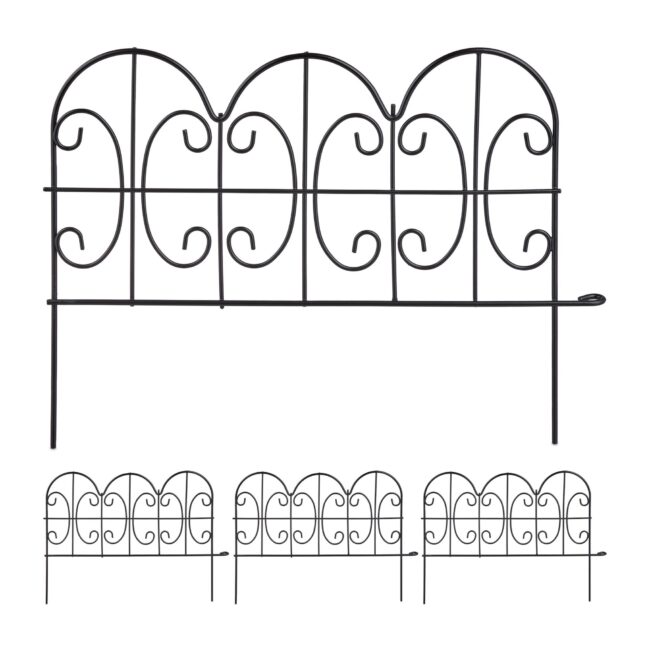 Lillepeenra paneelide komplekt 150x18 cm must teras