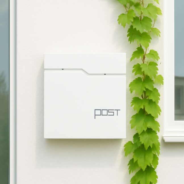 Postkast ajalehehoidjaga 38x37x12 cm Metall
