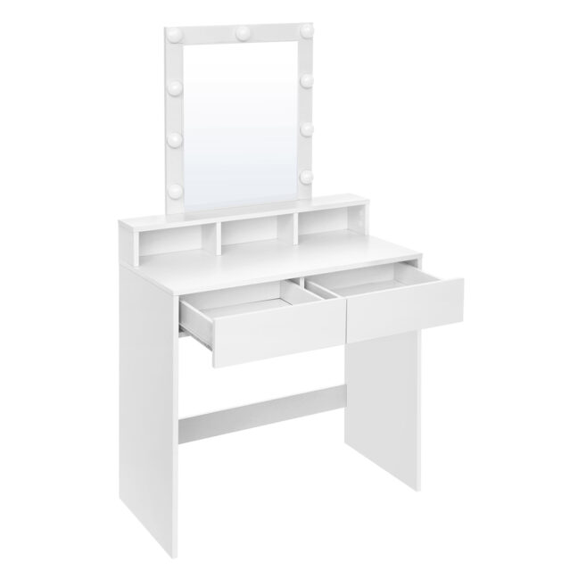 Tualettlaud 40x80x145 cm valge puit