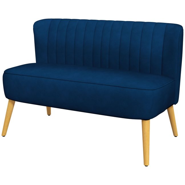 Diivan, 117x56.5x77 cm, Sinine, Puit