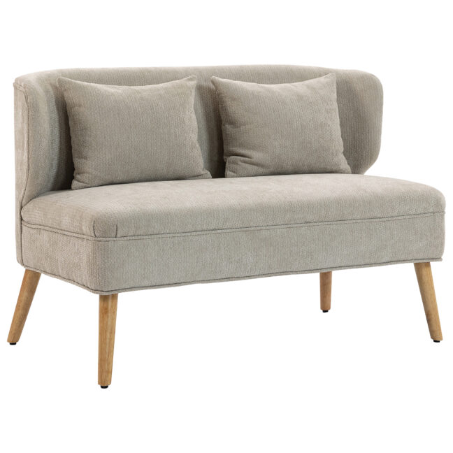 Diivan, 117x65x78.5 cm, beež, šenillpolster