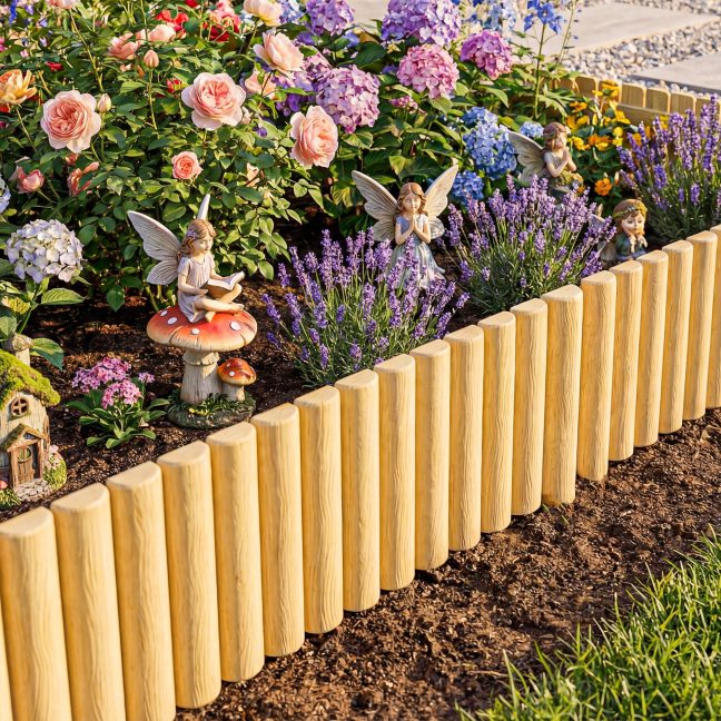 Lillepeenra piire 176x30 cm naturaalne puit