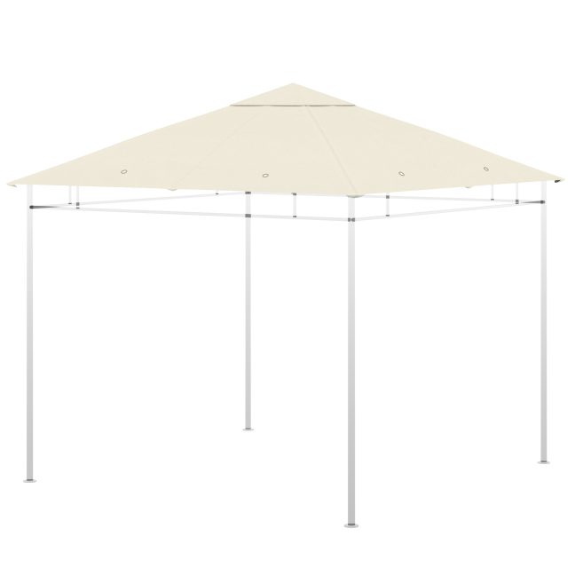 Paviljoni varukatus, 298x295 cm, valge, polüester