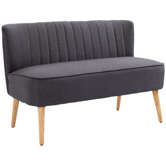 Diivan, 117x56.5x77 cm, tumehall, puit