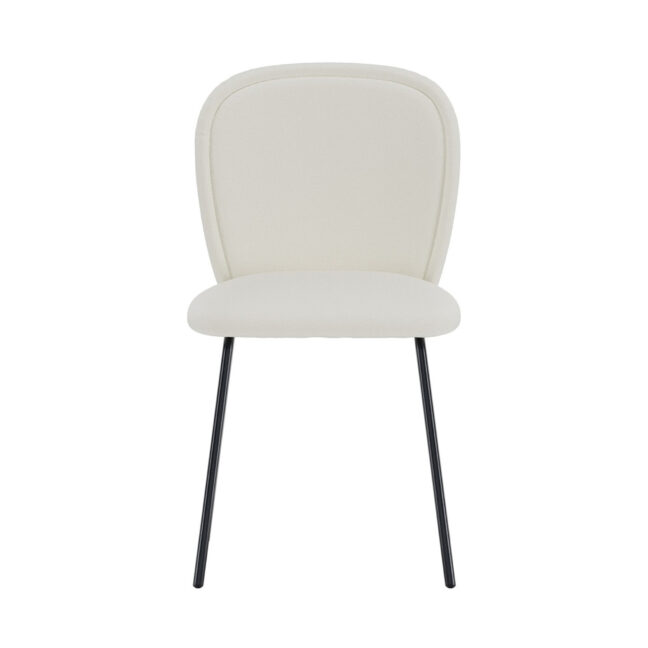 Söögitool Carl 46x50 cm Must Samet