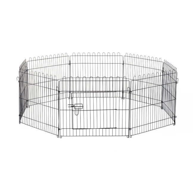 Koera aedik 71x61cm must