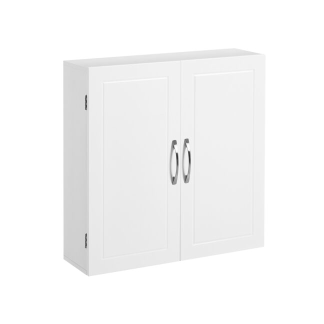 Seinariiul 60x18x60 cm Valge MDF