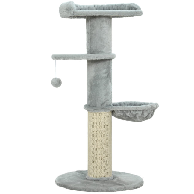 Kassipuu, 48x103.5 cm, helehall, sisal, plüüsriie