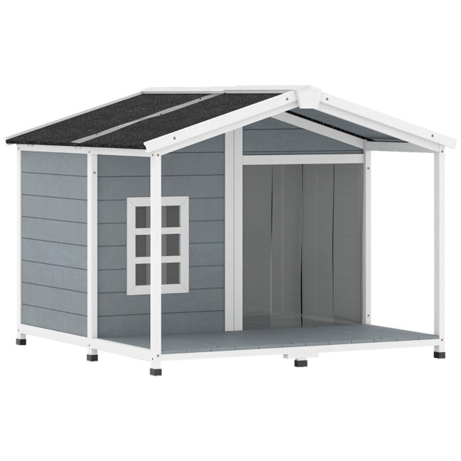 Koeramaja 103x107x83.5 cm Hall Puit