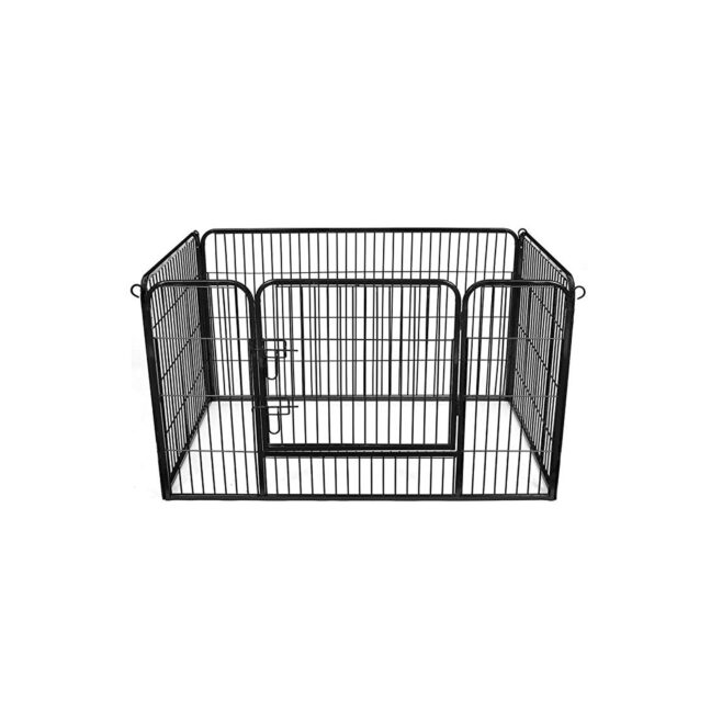 Koera aedik 122 x 80 x 70 cm must