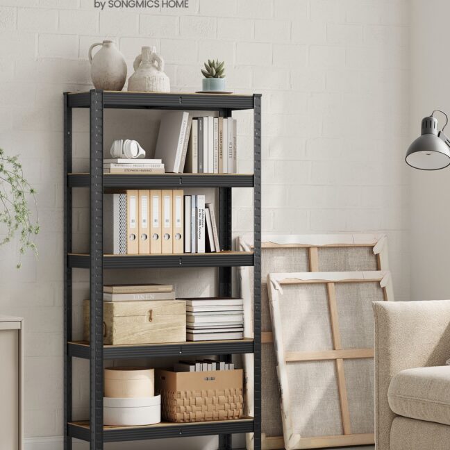 Riiul 30x75x150 cm Pruun Must MDF Teras