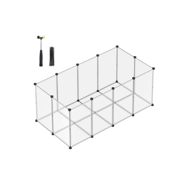 Koera puur 145 x 72 x 57 cm plastik