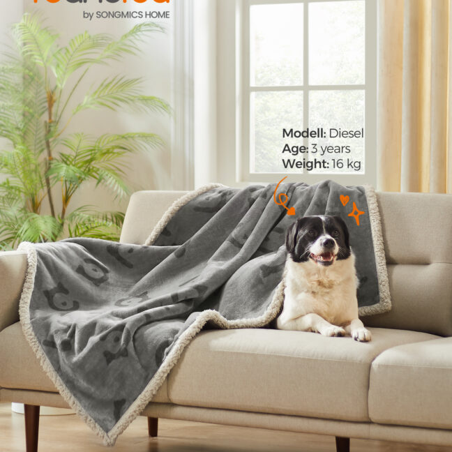 Koera tekk 101x127 cm hall veekindel