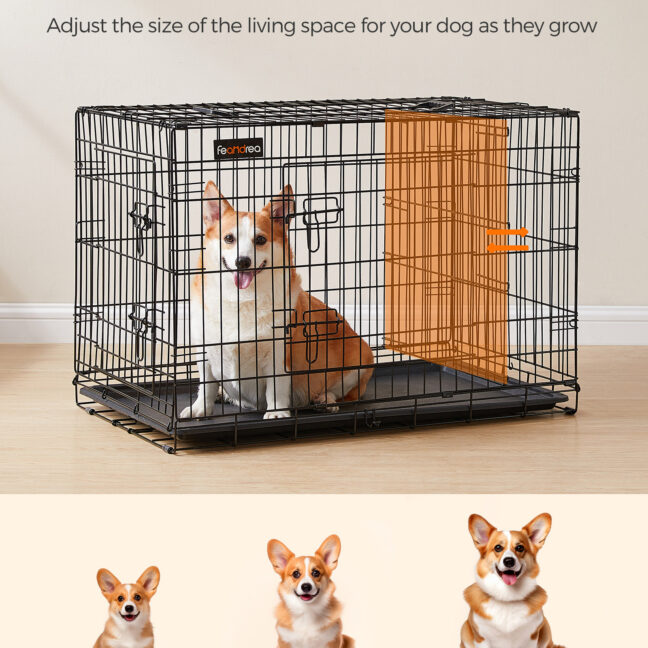 Koerapuur XL 93 x 58 x 64 cm must