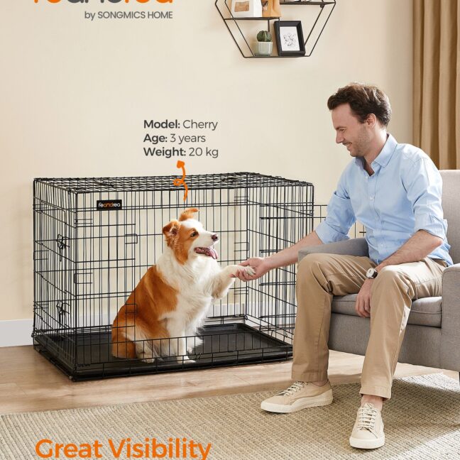 Koerapuur XXL 106 x 78 x 70 cm must