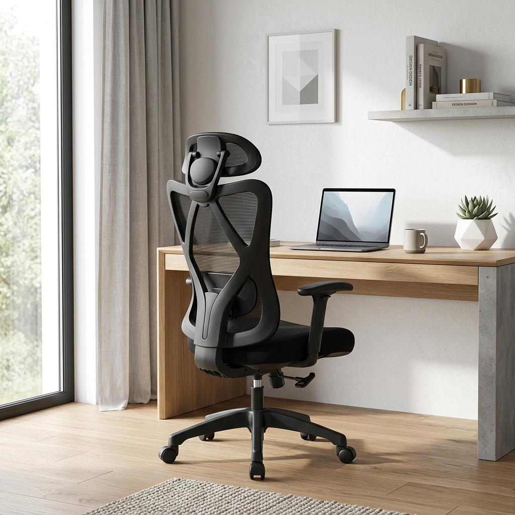 ergonoomiline kontoritool kodus