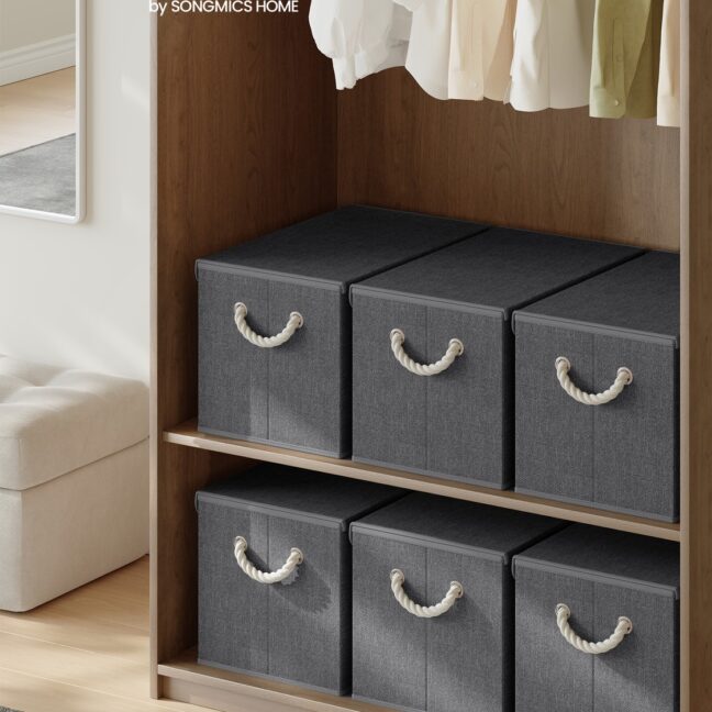 Hoiukastide komplekt 50x30x30 cm Hall Kangas