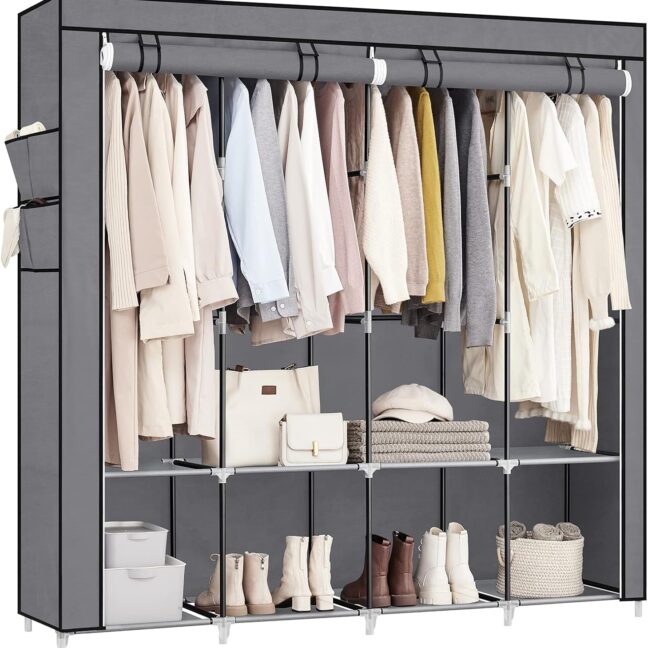 Riidekapp Korraldaja 170x45x167 cm Hall Kangas Ladustamine