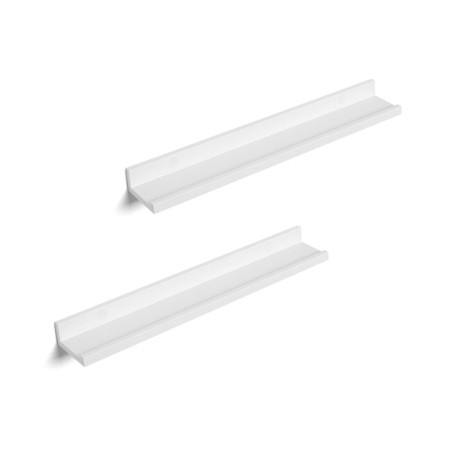 Rippuvad riiulid 60x10x5 cm Valge MDF