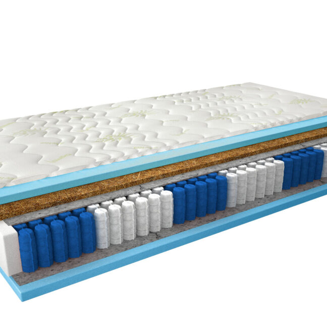 Kattemadrats Topper HR, 200x200 cm, valge