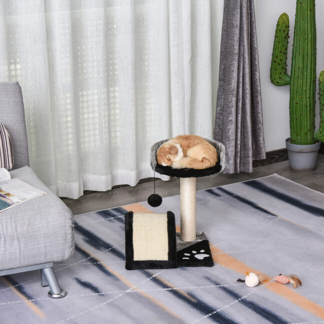 Kassi ronimispuu 36 x 37 x 46 cm Must