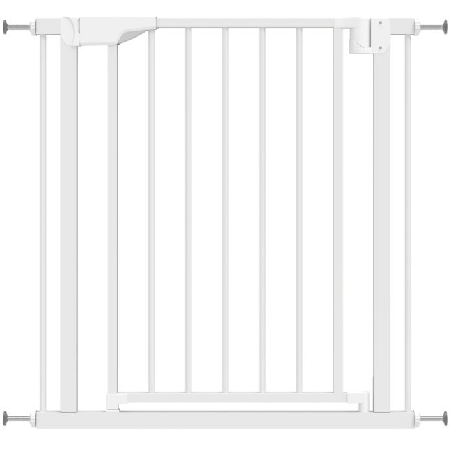 Trepi värav 76-82x76 cm valge teras